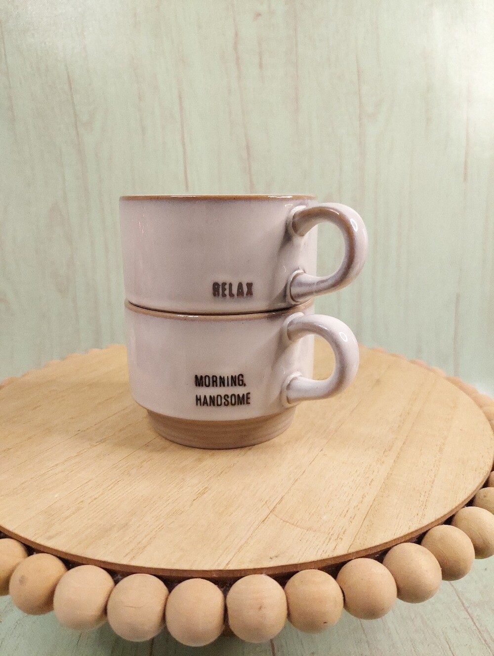 Hearth & Hand Magnolia "Relax" & "Morning Handsome" Mug/Cup